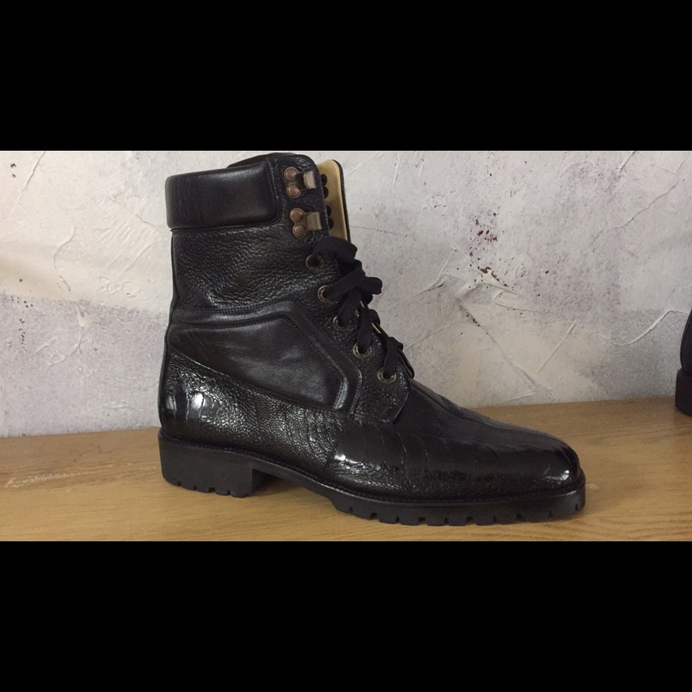 Ostrich boots exotic boot manufacturers, Belvedere